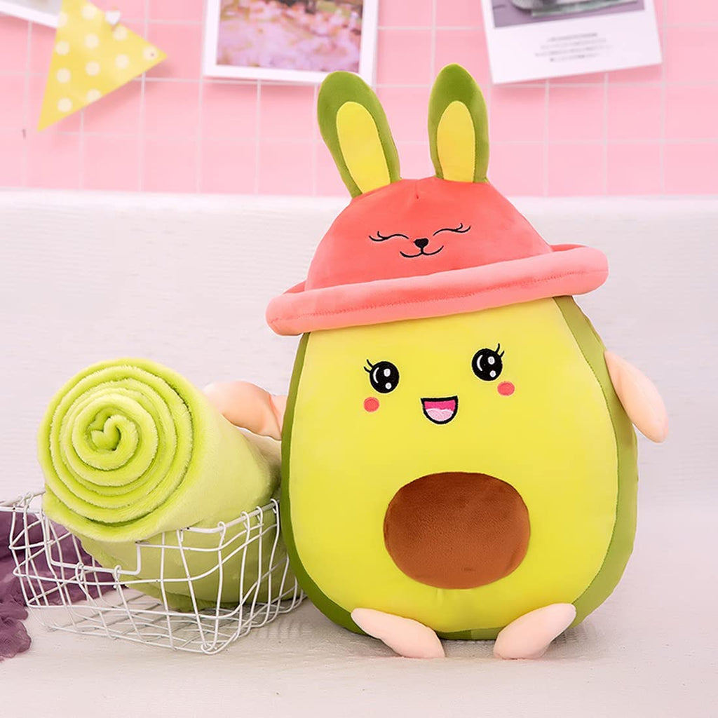 Cute Avocado plush / Soft toy/ pillow and blanket Dolls and Doll houses KidosPark