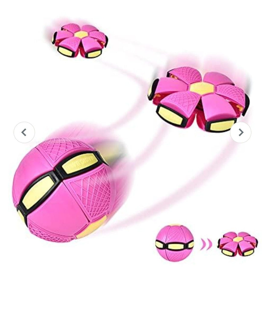 Flying Soccer Ball Magic Ball Frisbee Deformation UFO Football Flat Throw Disc Flying Toys Venting Decompression Flying Toys KidosPark