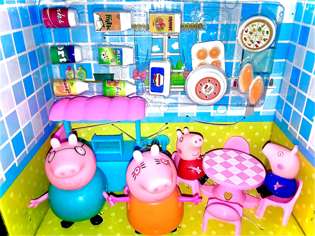 Peppa Pig and the amazingly cute family cafe Role play toys KidosPark