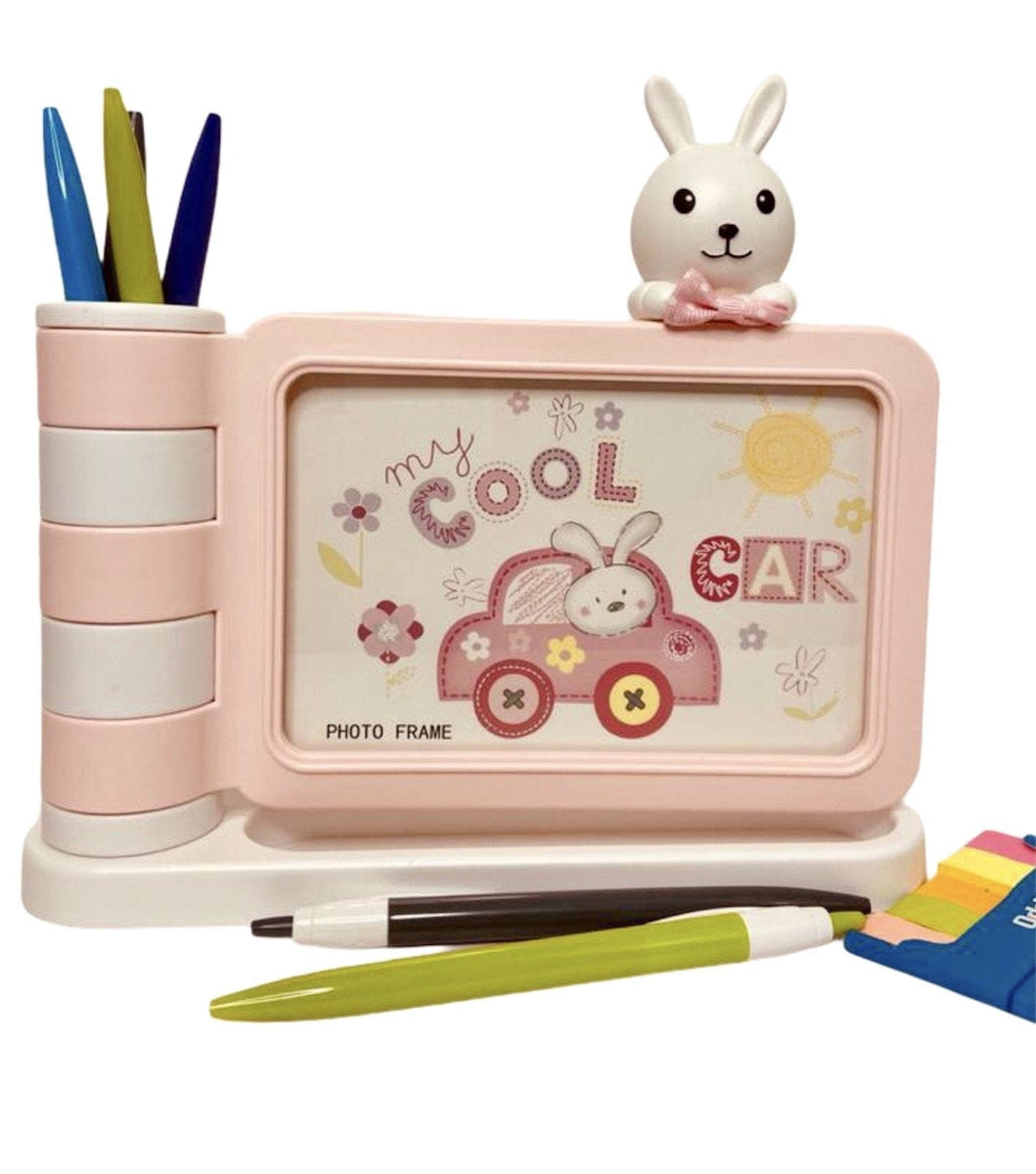 Rabbit photo frame with Pen holder for kids Kidospark