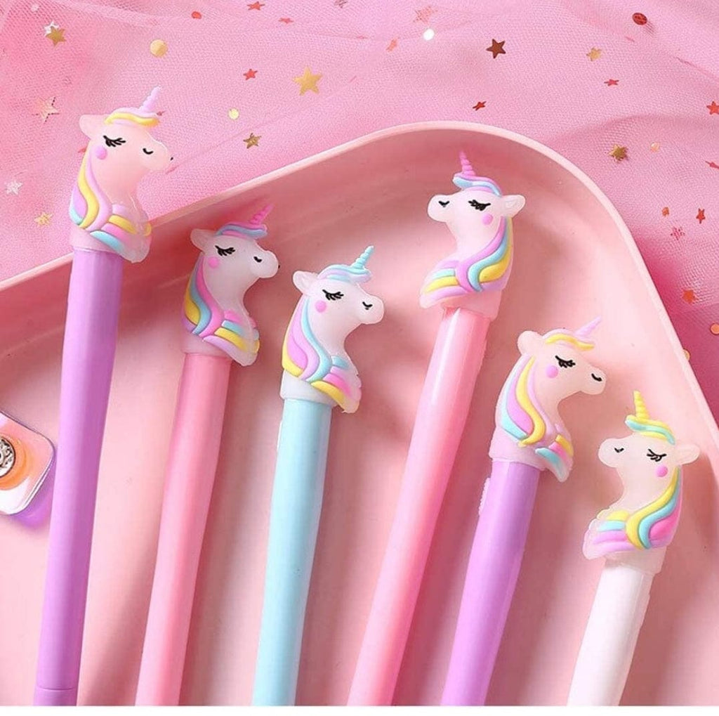 KidosPark Stationery Unicorn Styled gel Pen for kids ( Single piece)