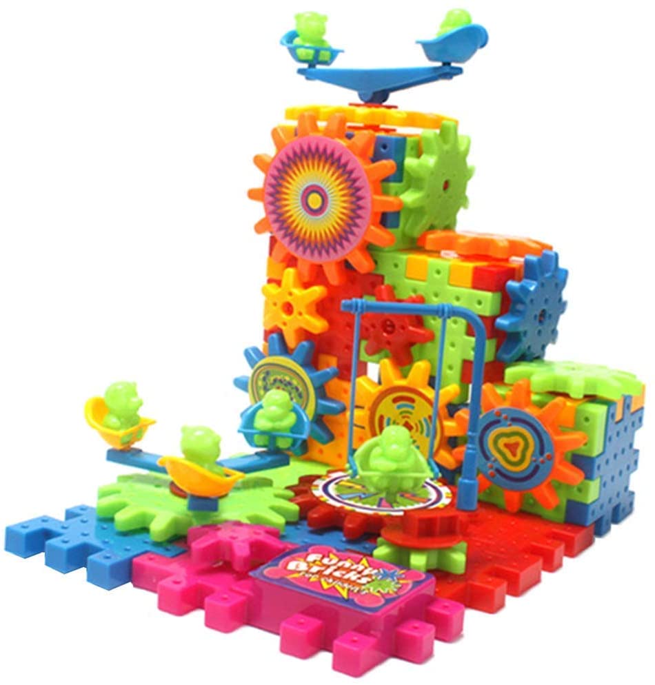 101 pieces Battery operated Miracle Bricks stacking set for kids blocks KidosPark