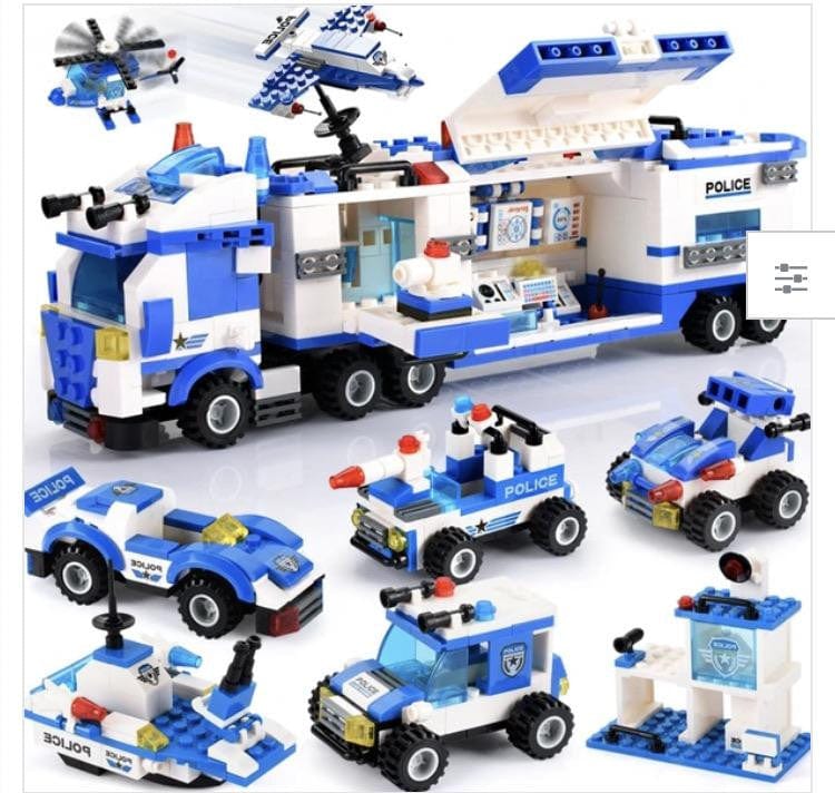 113 pieces Spring flower police series/ police swat team- Building blocks blocks KidosPark