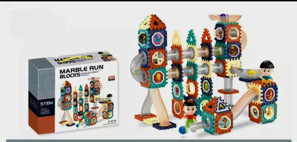 156-Piece Marble Run Blocks: Foster Creativity and Skill-Building for Young Minds blocks KidosPark