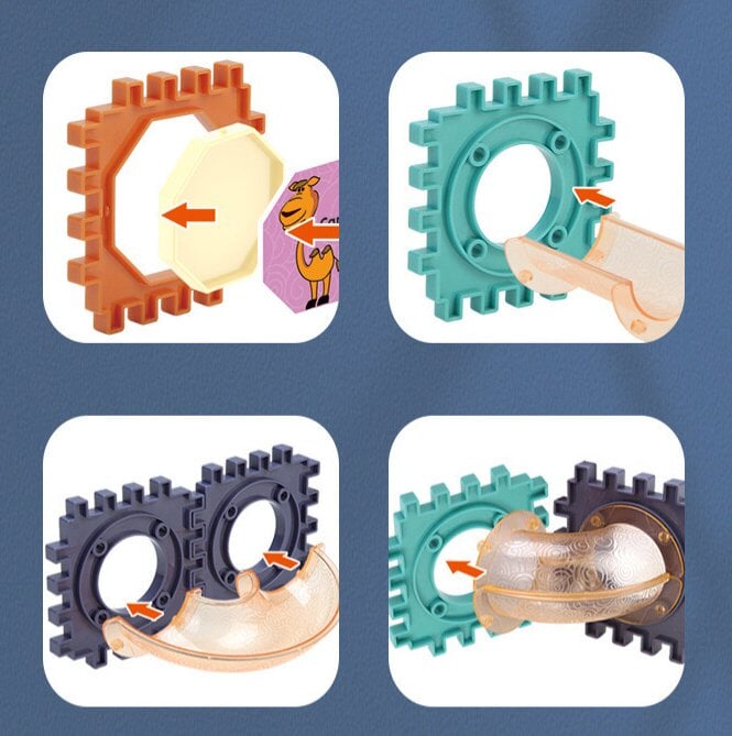 156-Piece Marble Run Blocks: Foster Creativity and Skill-Building for Young Minds blocks KidosPark
