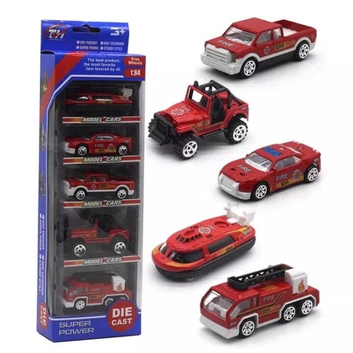 1:64 scale Die cast Mini 5 in 1 cars with metal body TOY KidosPark