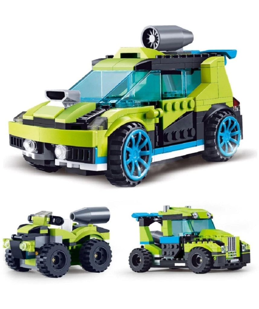 241+ pieces architect building blocks/ bricks pull car blocks KidosPark