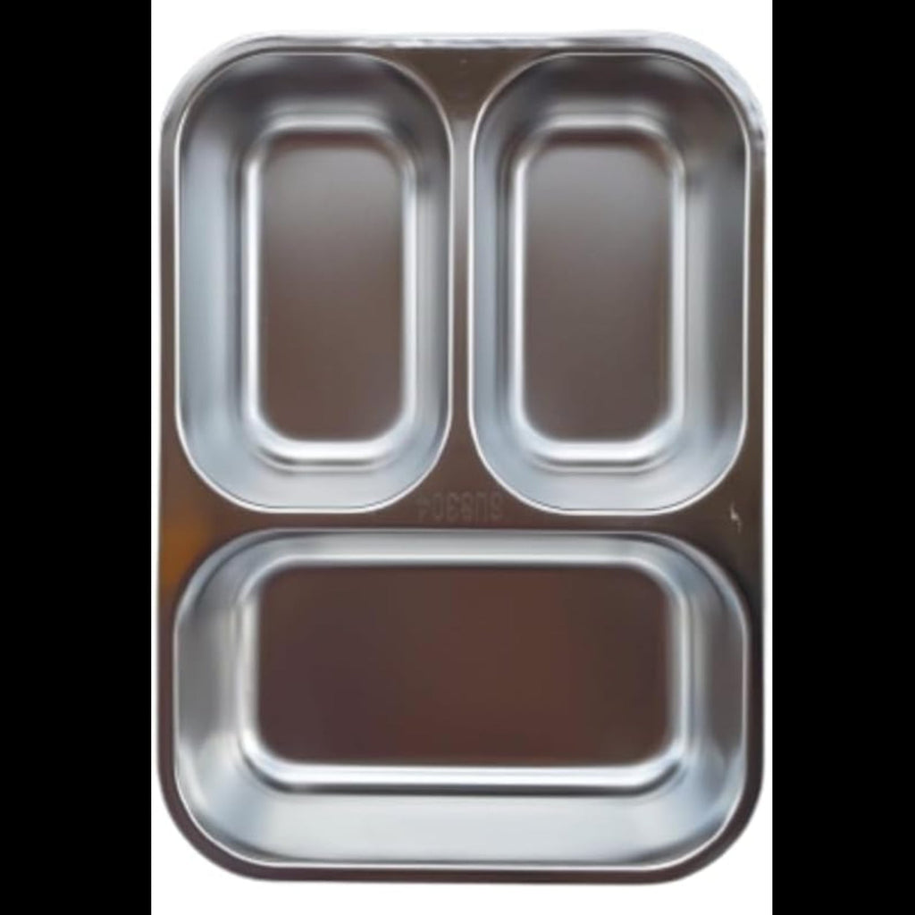 3 compartment Stainless steel premium quality/ leak proof insulated lunch box for kids lunch box KidosPark