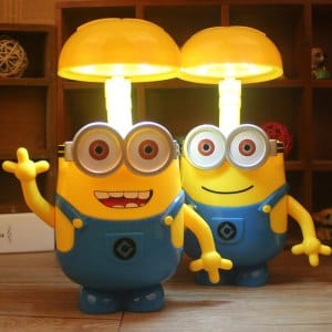3 in 1 Minion styled table Lamp for kids with a Piggy bank (1 Piece) Lamp KidosPark