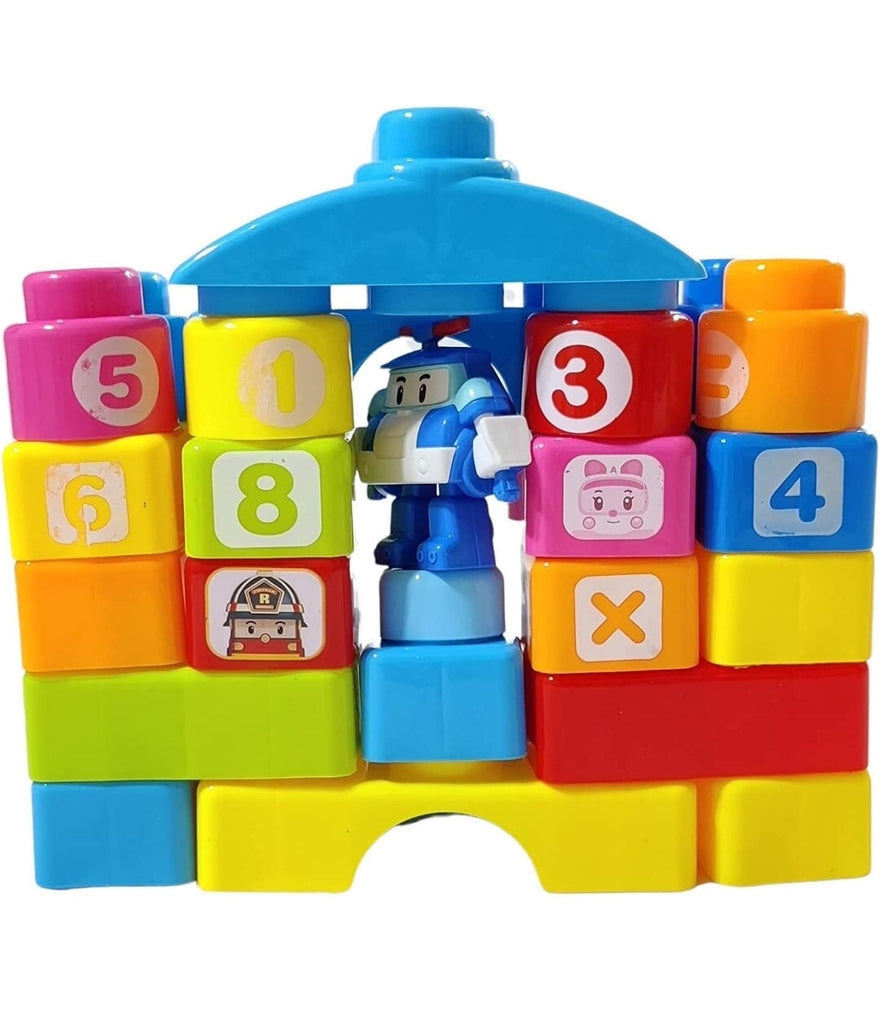 30 large pieces Poli Robocar Building blocks blocks KidosPark
