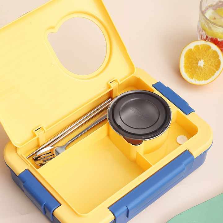 4 compartment Premium Insulated Lunch Box Set lunch box KidosPark