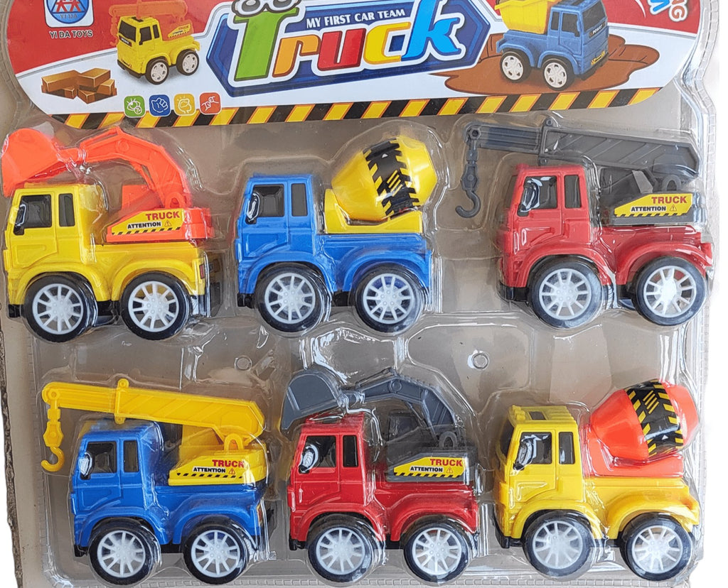 6 in 1 mini loading/ construction vehicles for kids play TOY KidosPark