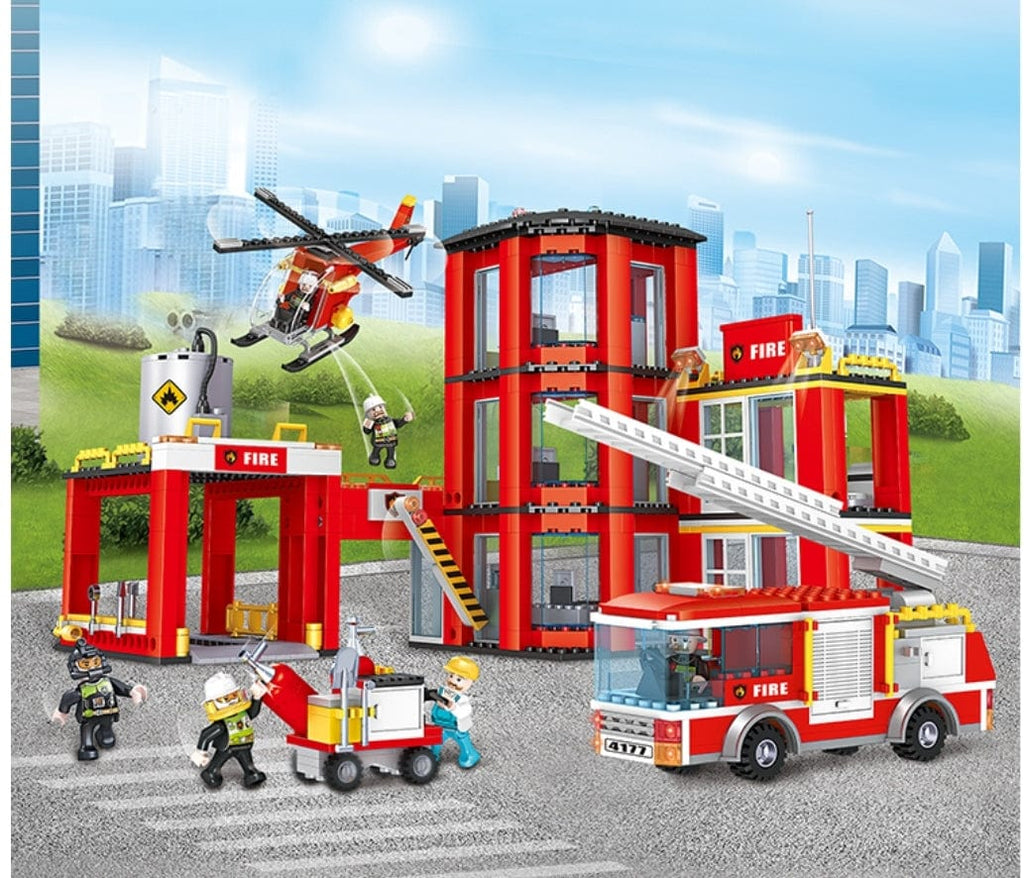 862 pieces Firestation Building blocks for kids blocks KidosPark