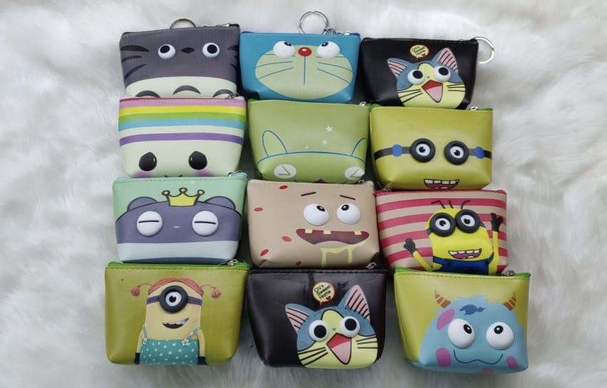Adorable Cartoon Characters Utility Pouch for Kids Bags and Pouches KidosPark