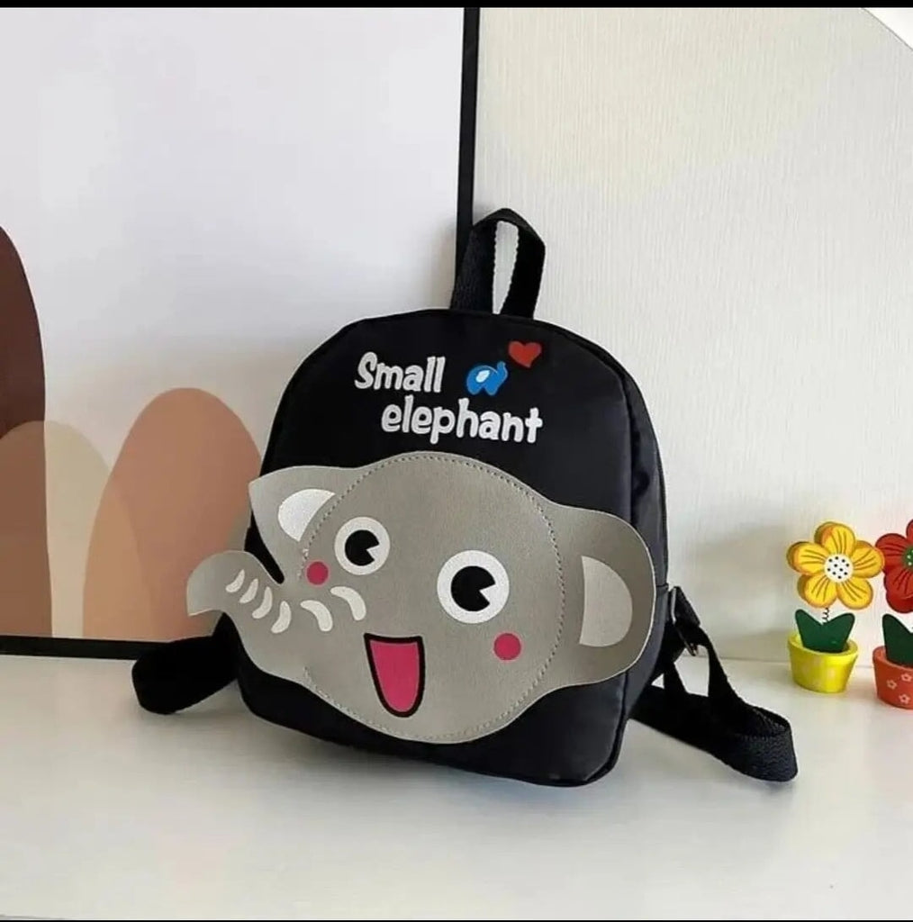 Adorable Elephant -themed Canvas Backpack for Kids Bags and Pouches KidosPark