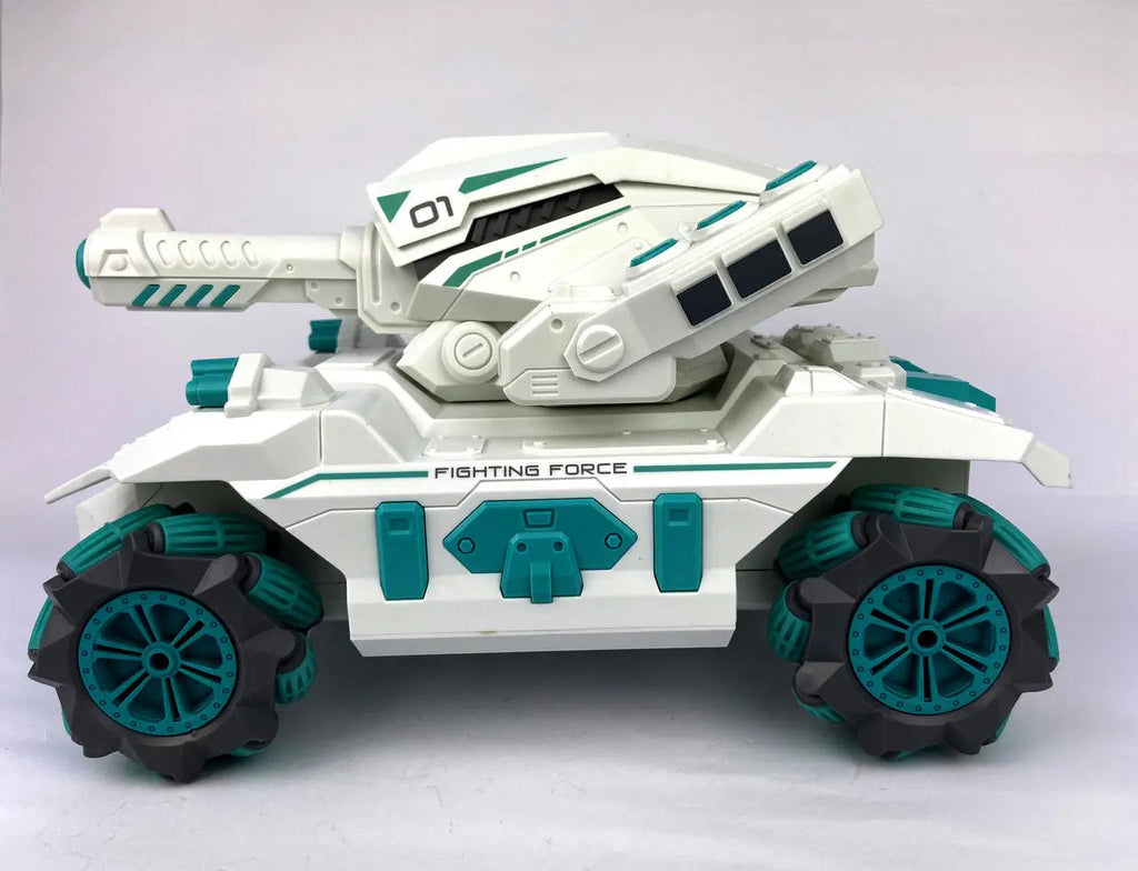 Advanced 2.4 GHz Gesture Sensing Tank: Launch Water Bombs, Remote Long-Distance Control, Multi-Directional Driving, Lateral Walking, 360¬∞ Whirling, Auto Demo Remote controlled Toys KidosPark