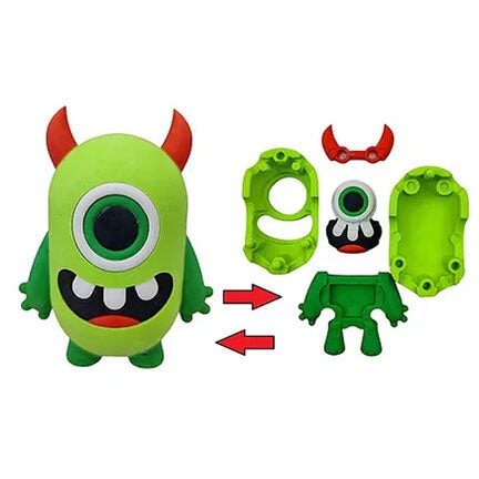 Alien Design puzzle eraser stationery KidosPark