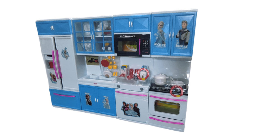 Amazing 4 panel fully operated princess theme kitchen set Role play toys KidosPark