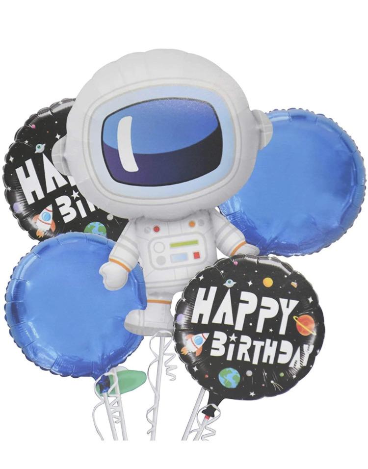 Astronaut/ Space Theme based Foil Balloon for birthday party decoration Balloons KidosPark