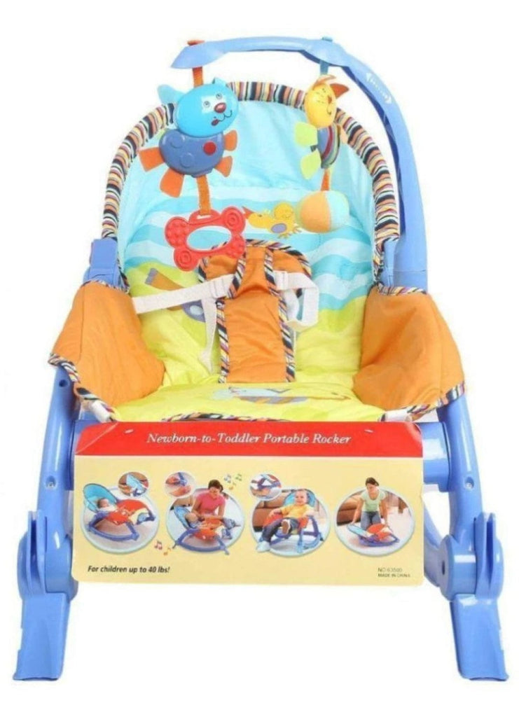 Baby Bucket Newborn to Toddler Portable Baby Rocker Toy KidosPark