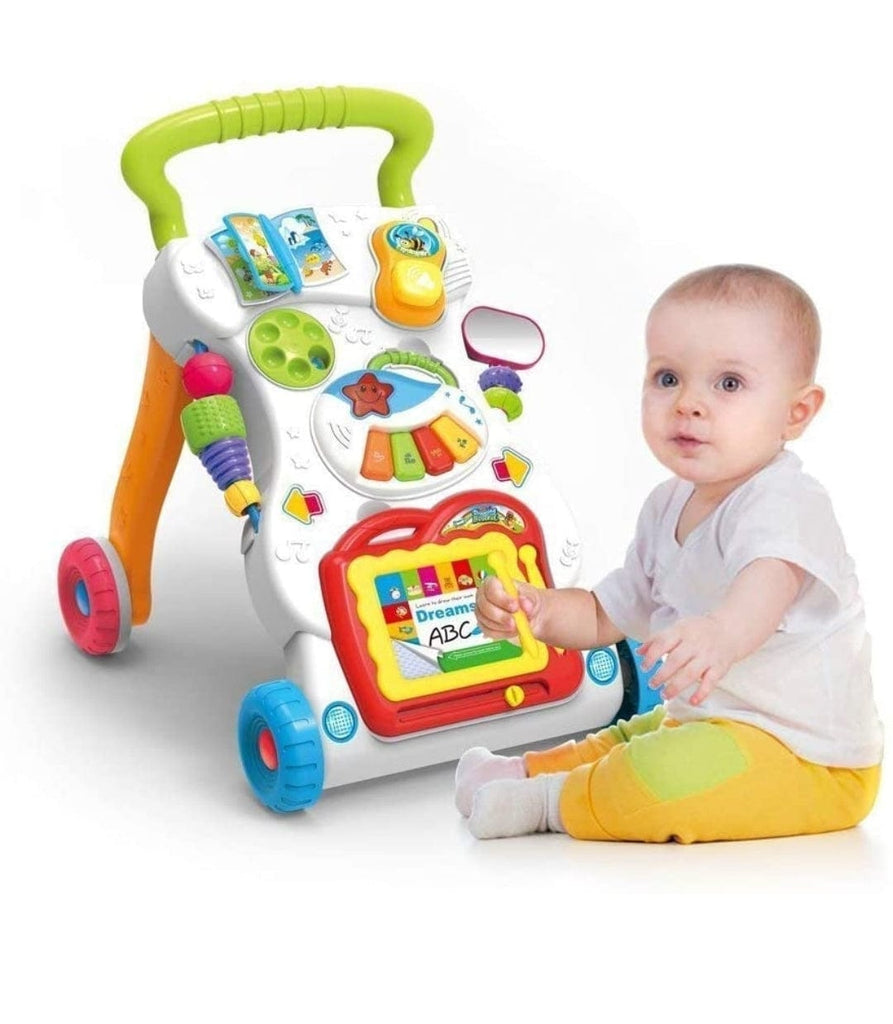 Baby Multi-Functional learning Walker with Musical Rattle Book Toy for Child baby toy KidosPark