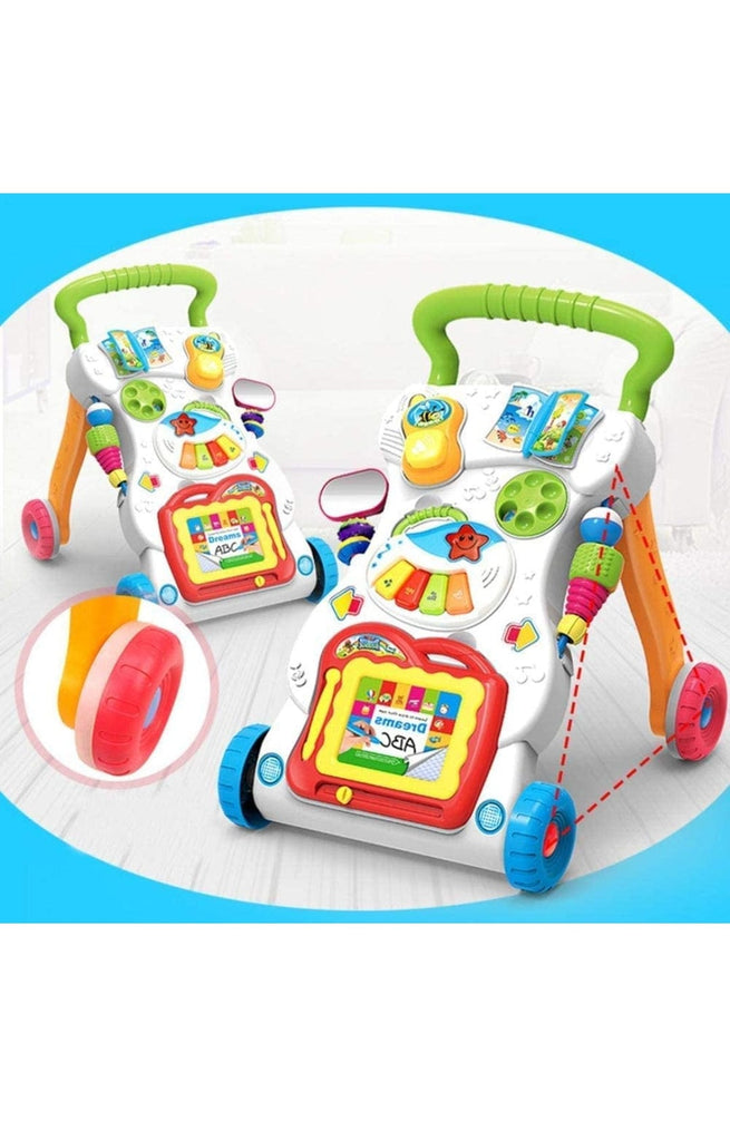 Baby Multi-Functional learning Walker with Musical Rattle Book Toy for Child baby toy KidosPark