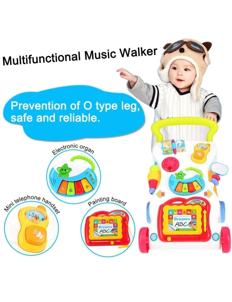 Baby Multi-Functional learning Walker with Musical Rattle Book Toy for Child baby toy KidosPark