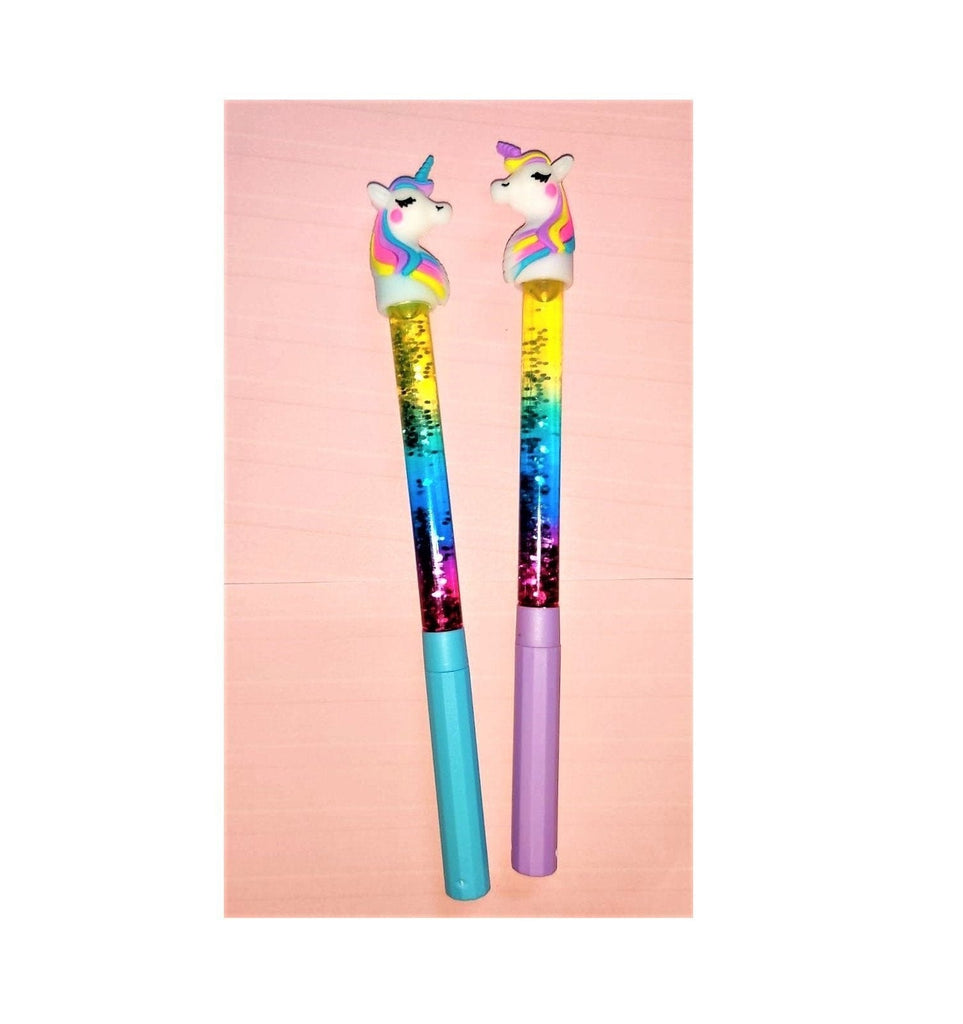 Beautifully designed Unicorn Magic Wand water Glitter gel pen. stationery KidosPark