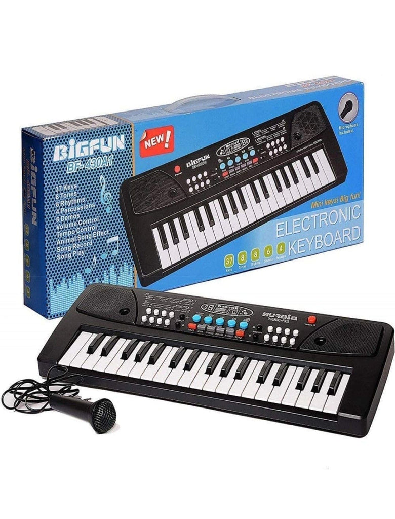 Big fun musical keyboard with DC power option, recording and mic Musical Toys KidosPark