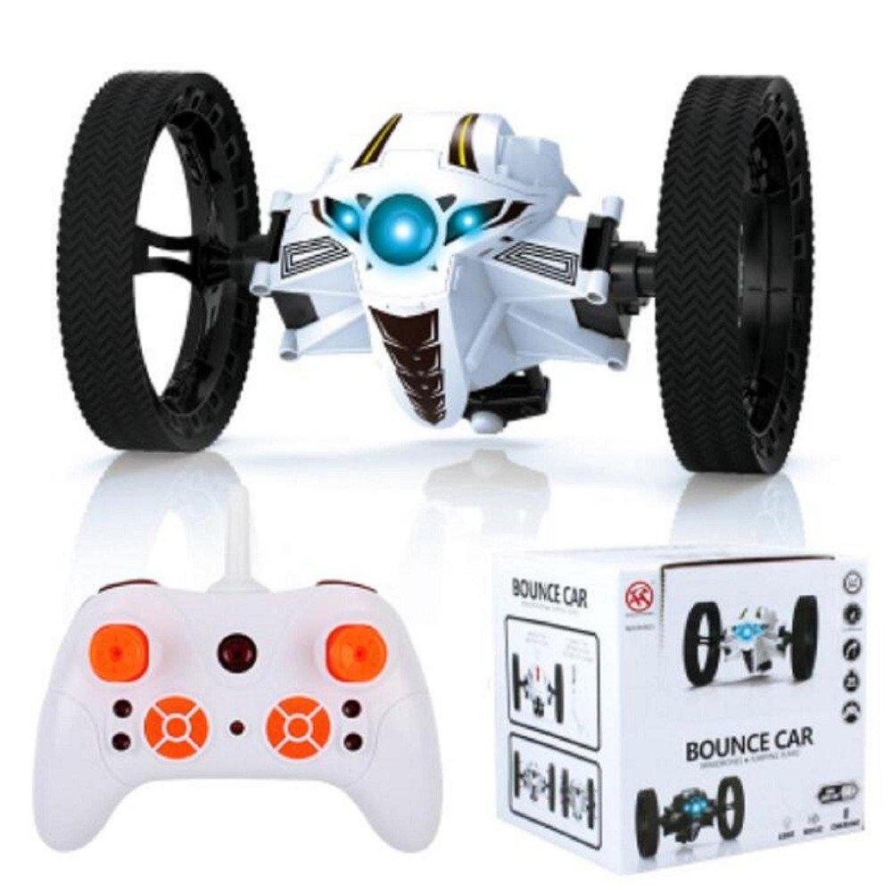 Bounce Car 2.4 GHz Remote Control Jumping Car for Kids - Rechargeable, Light, and Music - Fast Charging - 360 Degree Rotation - Ages 14+ Remote controlled Toys KidosPark