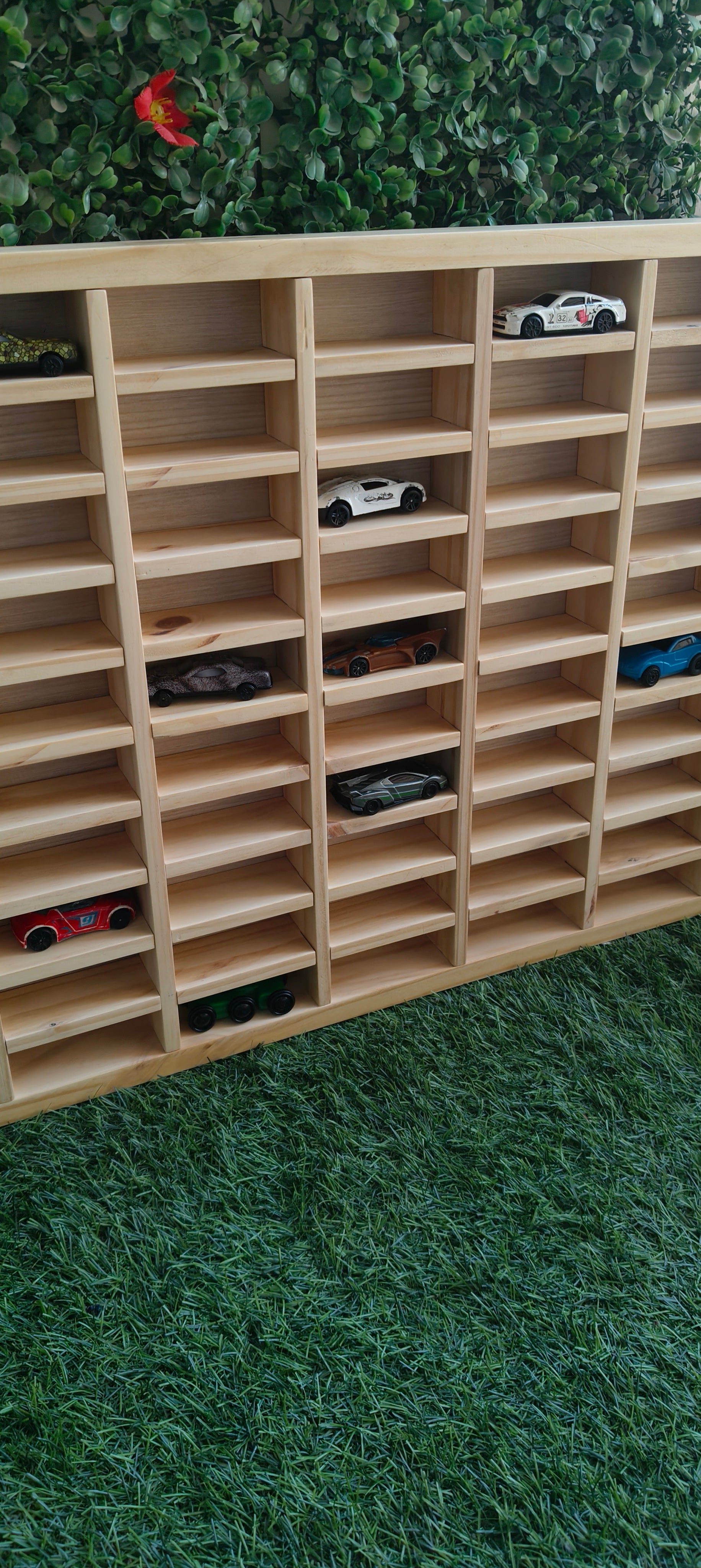 Mini Car Rack Wall Premium wood scaled mini car Storage cum parking wall hanging – Kidospark