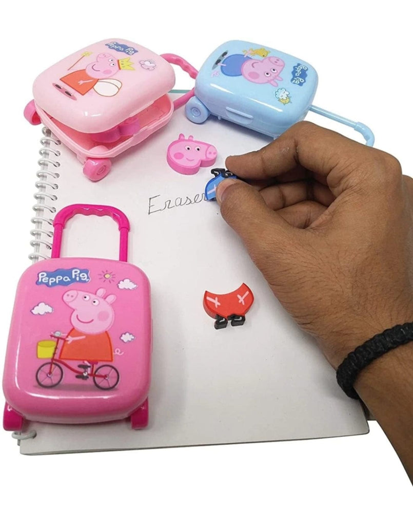 Cartoon Trolley Erasers: A Playful Set of 2 Erasers for Kids stationery KidosPark