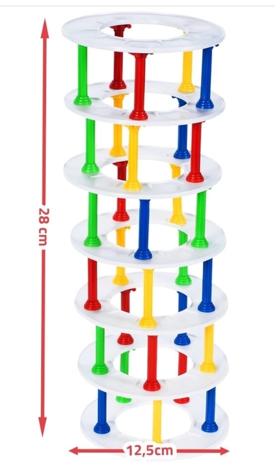 Crash the tower stacking game blocks KidosPark