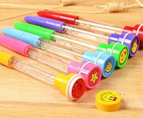 Cute 3-in-1 Stamp/ Bubble/Ball Point pen for kids stationery KidosPark