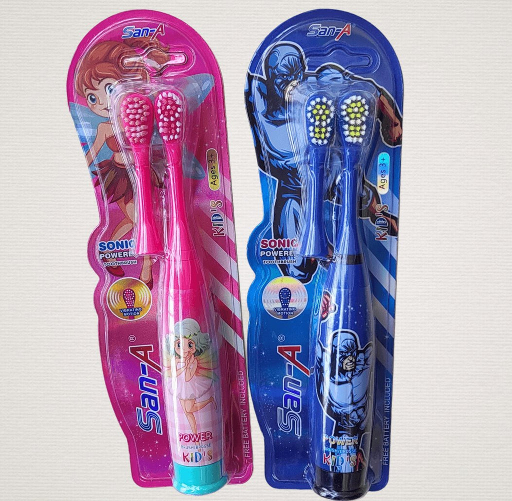 Cute and stylish battery operated brush for Kids with an additional head Health, Hygiene and Beauty KidosPark