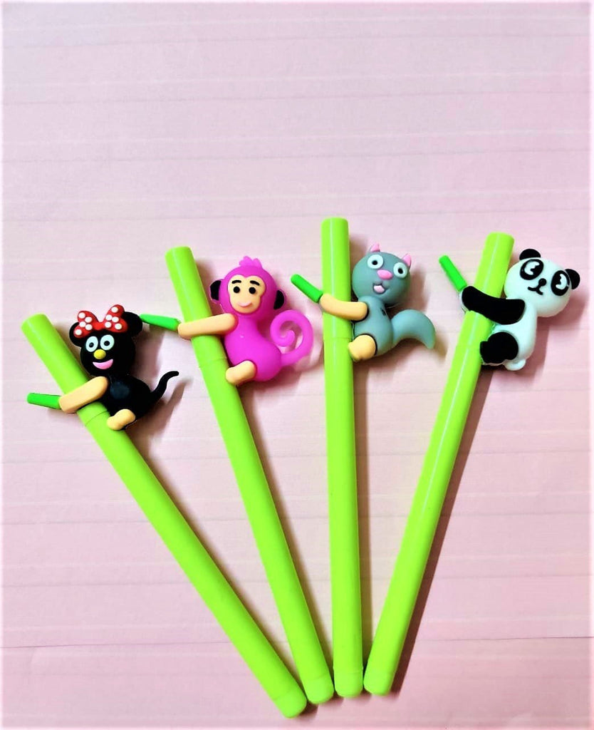 Cute Animal Characters pencils - Pack of 4 stationery KidosPark