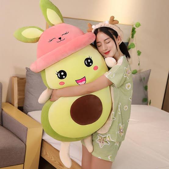 Cute Avocado plush / Soft toy/ pillow and blanket Dolls and Doll houses KidosPark