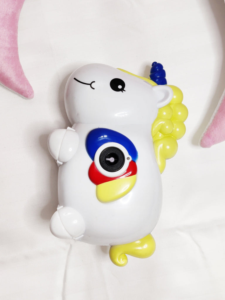 Cute battery operated unicorn mini bubble camera for unlimited fun Toy KidosPark