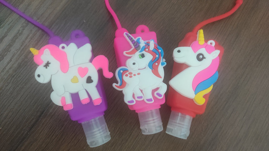 Cute Characters shaped Silicone sanitizer bottles - 30 ml (Single Piece) Health, Hygiene and Beauty KidosPark