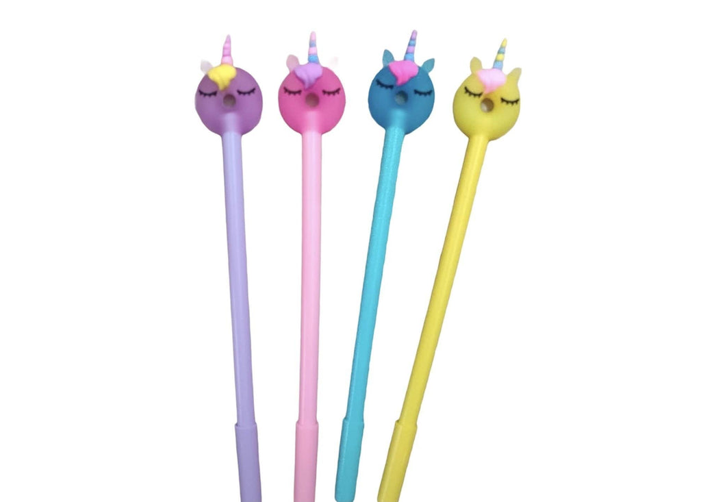 Cute Donut unicorn pen - Pack of 4 stationery KidosPark