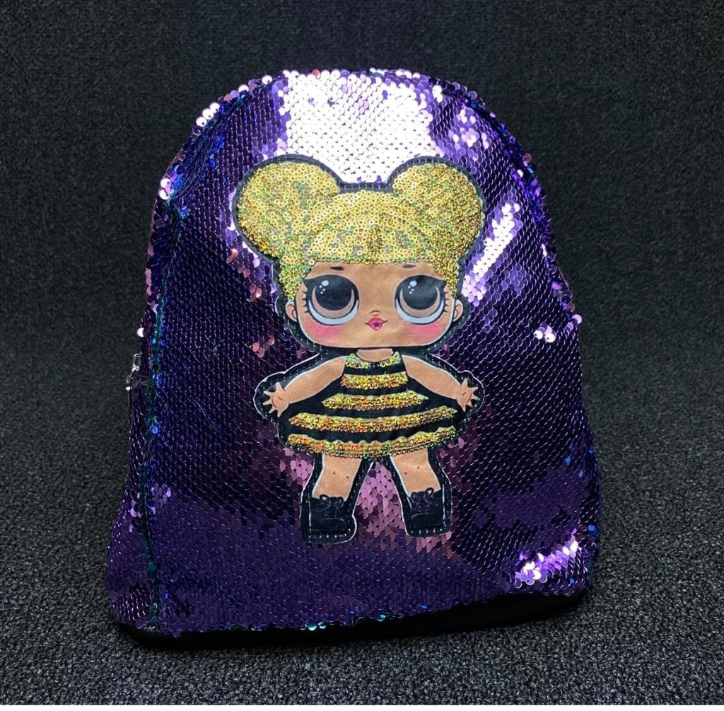 Cute LOL sequinned full size backpack for kids/ Picnic bags/ casual bags Bags and Pouches KidosPark