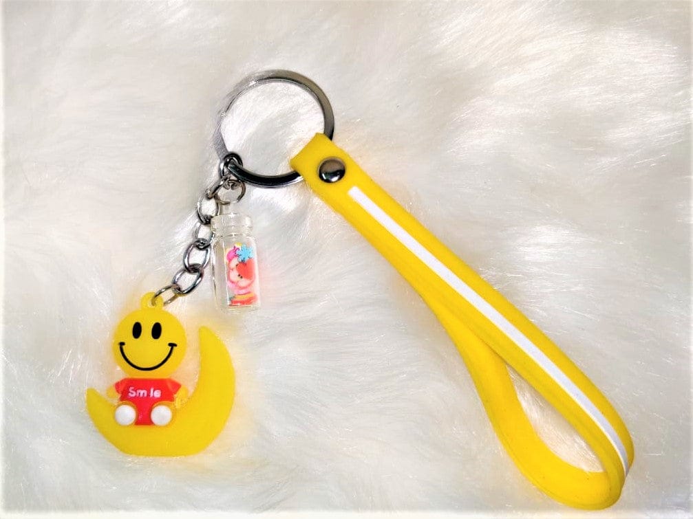 Cute moon and smiley key chain/ Bag accessory/ Car decor Keychain KidosPark
