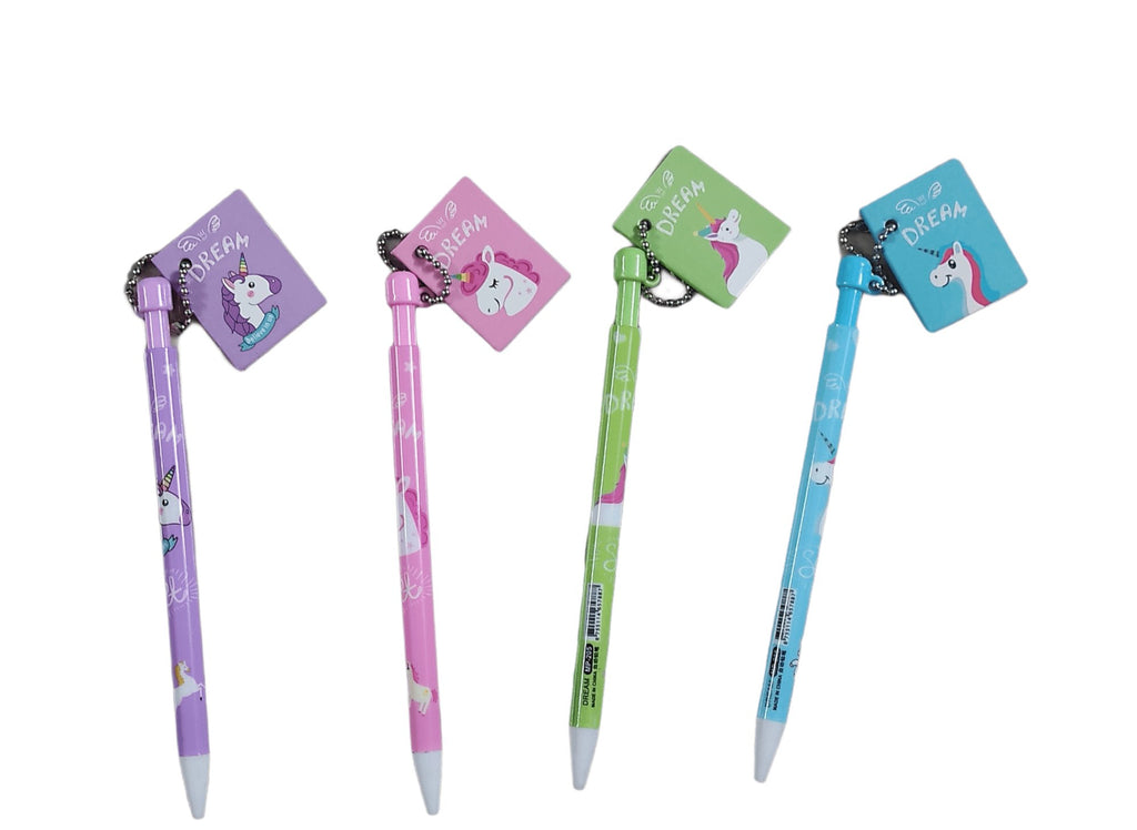 Cute Pencils with mini diary - Set of 4 stationery KidosPark