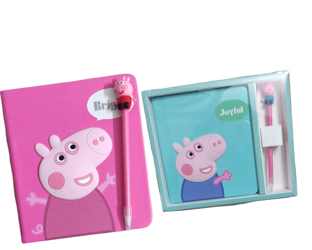 Cute Peppa pig Diary and pen Gift pack Diary KidosPark
