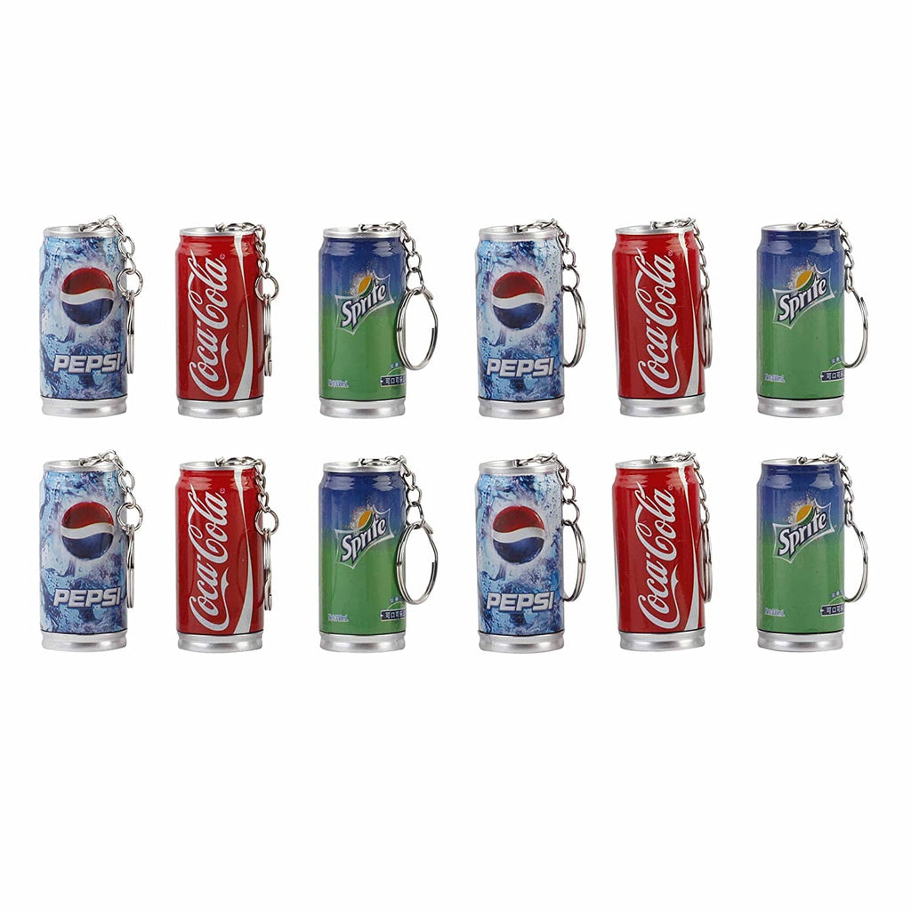 Cute Pepsi/ Coke can shaped Ball point pens with a key chain ( Pack of 2) Stationery KidosPark