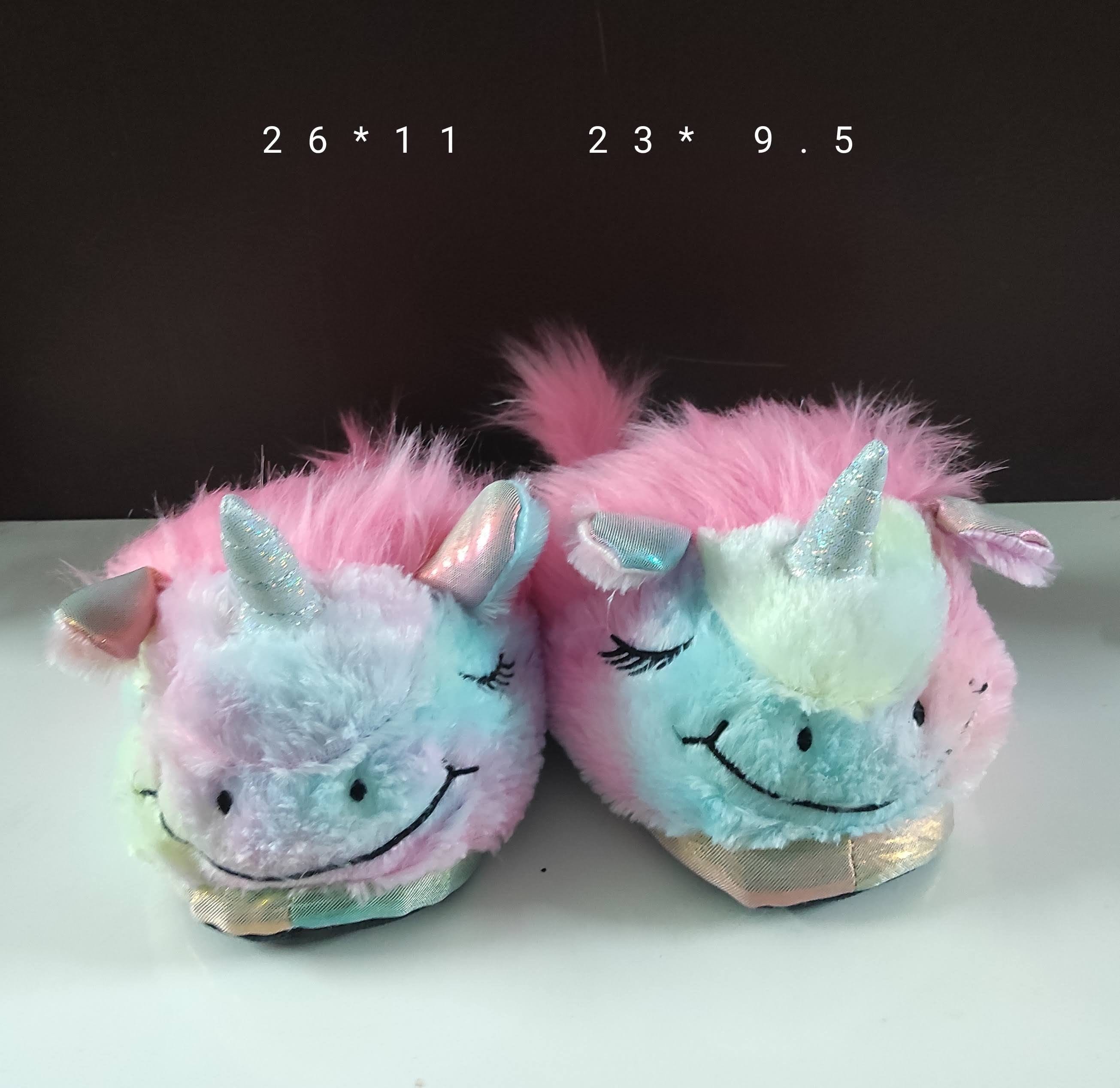 Unicorn slippers hotsell
