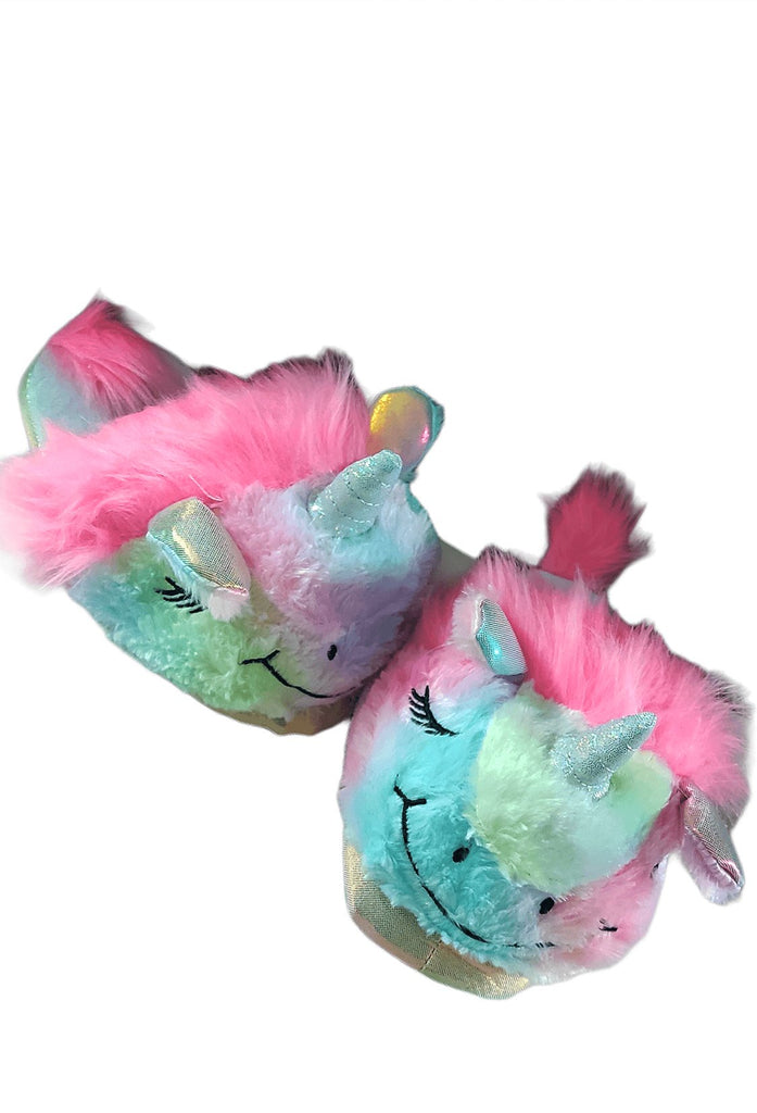 Cute Plush Unicorn Slippers with Non-skid footpads Health, Hygiene and Beauty KidosPark