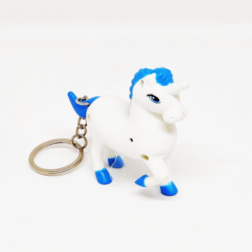 Cute Unicorn key chain/ Bag accessory/ Car decor with light and sound Keychain KidosPark