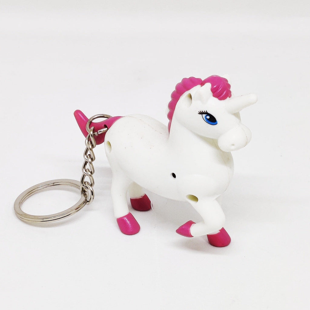 Cute Unicorn key chain/ Bag accessory/ Car decor with light and sound Keychain KidosPark