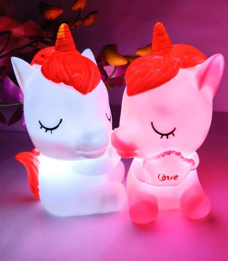 Cute unicorn lamp for good night sleep of kid (Random Colours) lamp KidosPark